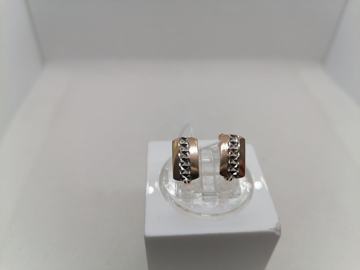 СЕРЬГИ БЕЗ КАМНЯ (Au 585)