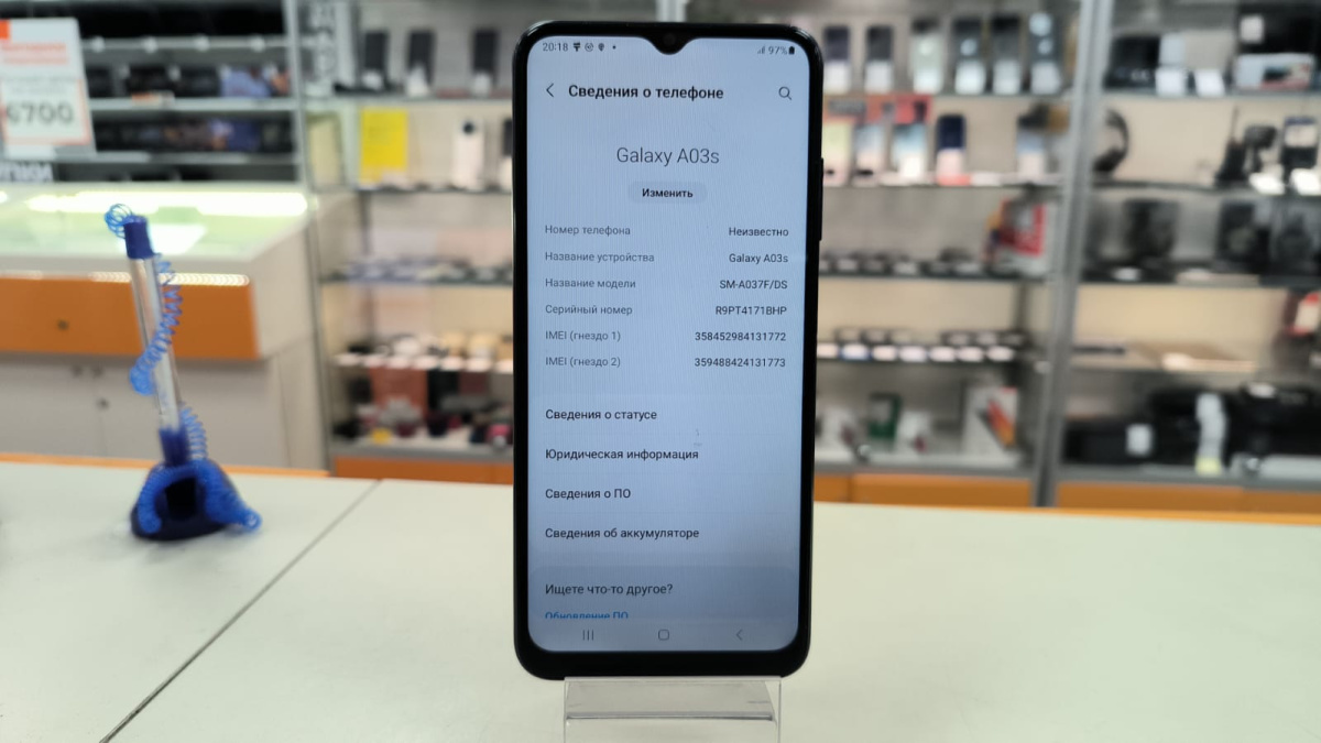 Смартфон Samsung Galaxy A03S 4/64