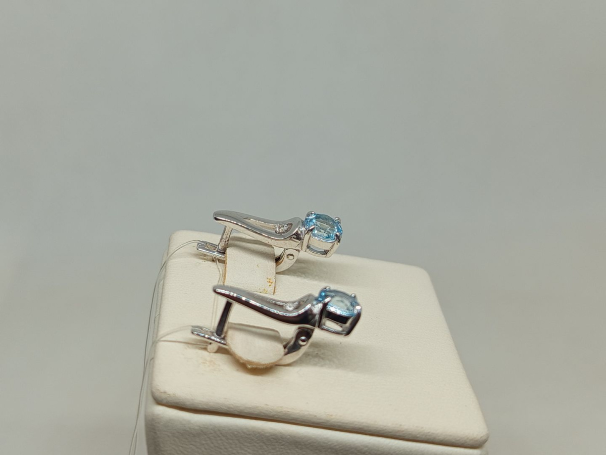 СЕРЬГИ БРИЛЛИАНТ (Ag 925)