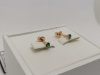 СЕРЬГИ ПУСЕТЫ с камнем (Au 585)