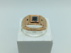 КОЛЬЦО ПЕЧАТКА с камнями (Au 585)