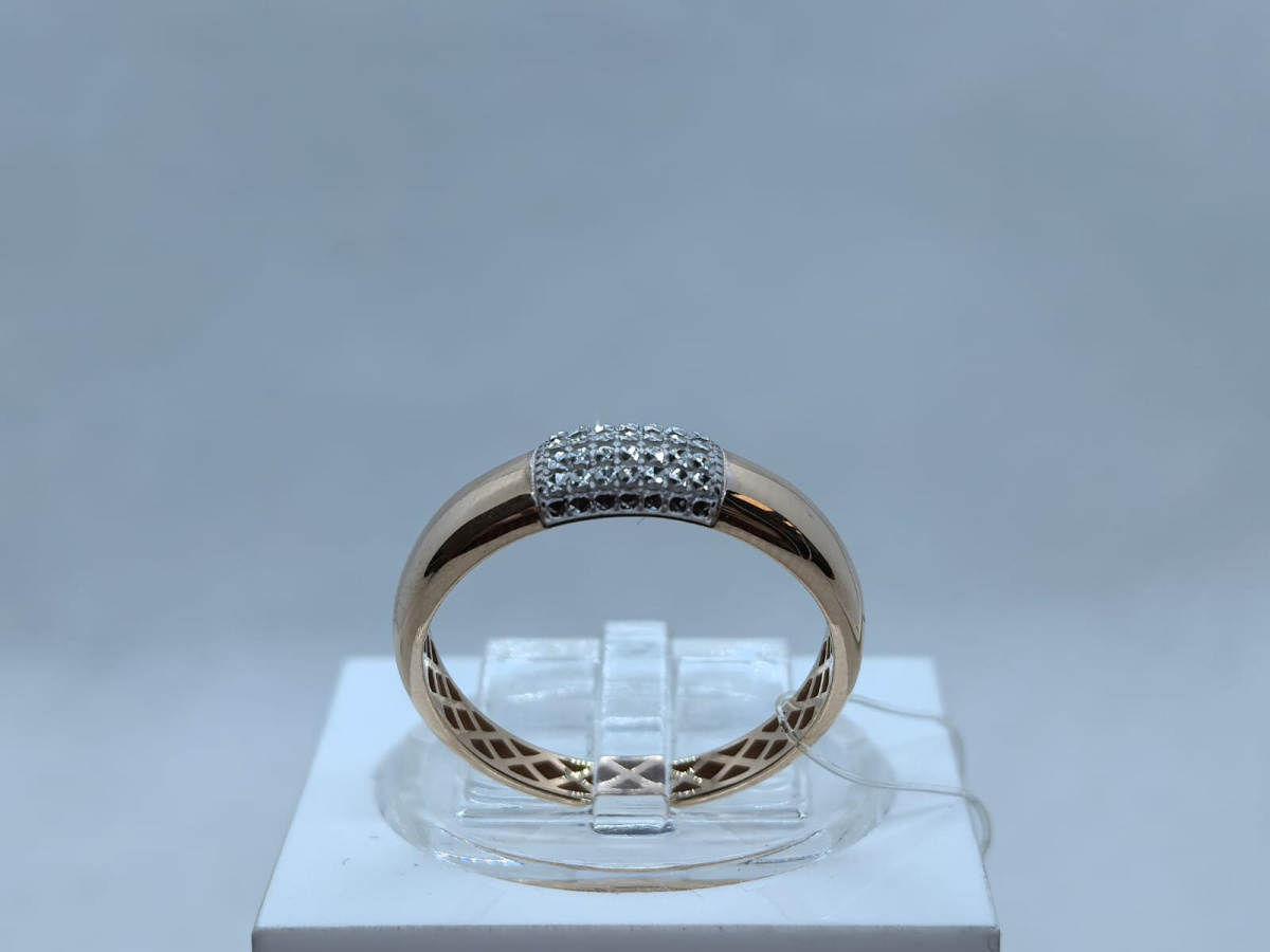 КОЛЬЦО С КАМНЯМИ (Au 585)