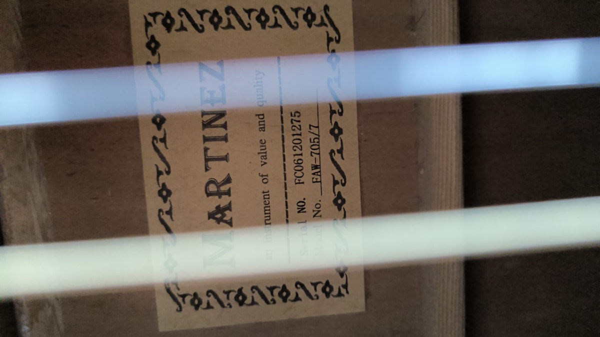 Гитара акустическая Martinez FAW-705 7