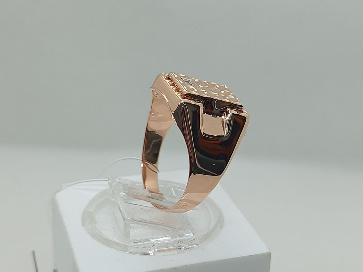 КОЛЬЦО ПЕЧАТКА с камнем (Au 585)