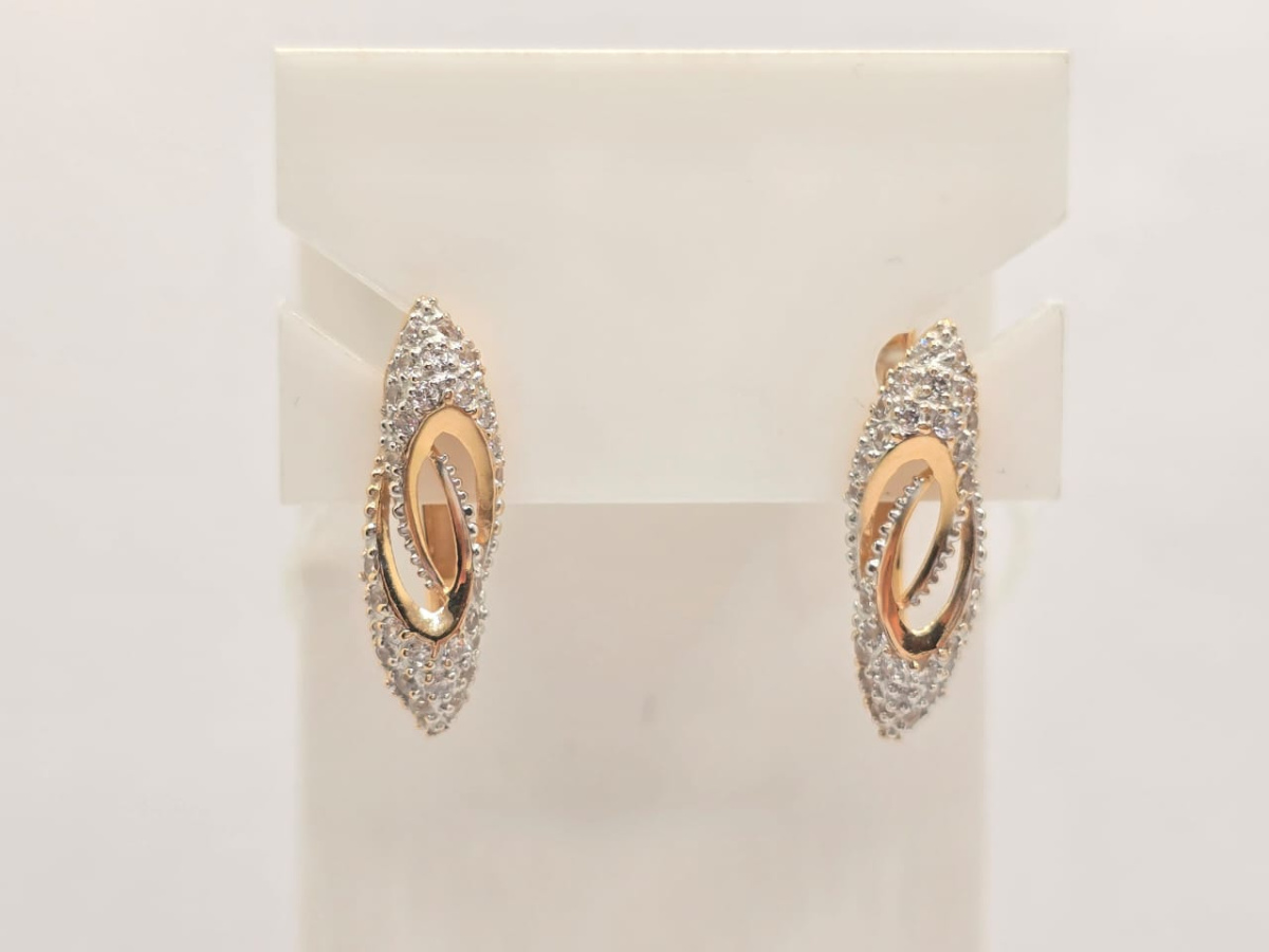 СЕРЬГИ С КАМНЯМИ (Au 585)