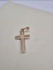 ПОДКБК585 ПОДВЕСКА КРЕСТ БЕЗ КАМНЯ (Au 585)