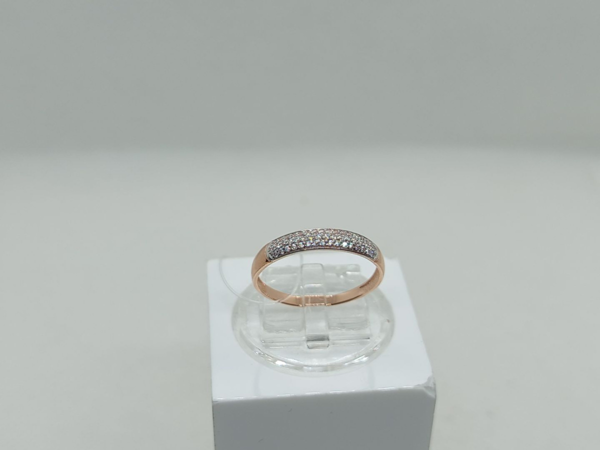 КОЛЬЦО С КАМНЯМИ (Au 585)