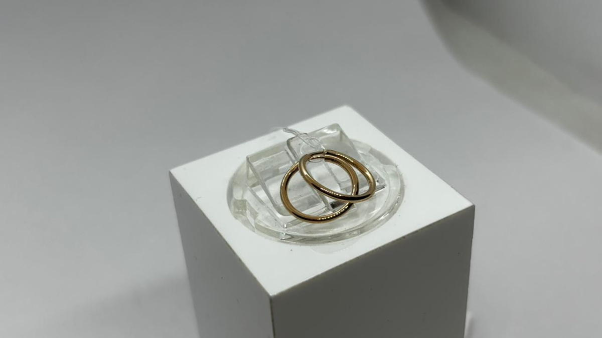 СЕРЬГИ КОНГО без камня (Au 585)