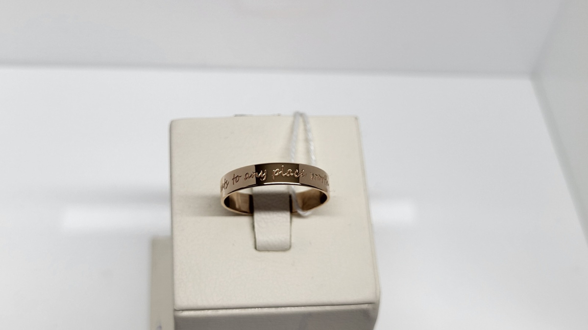 КОЛБКМ585 КОЛЬЦО БЕЗ КАМНЯ (Au 585)