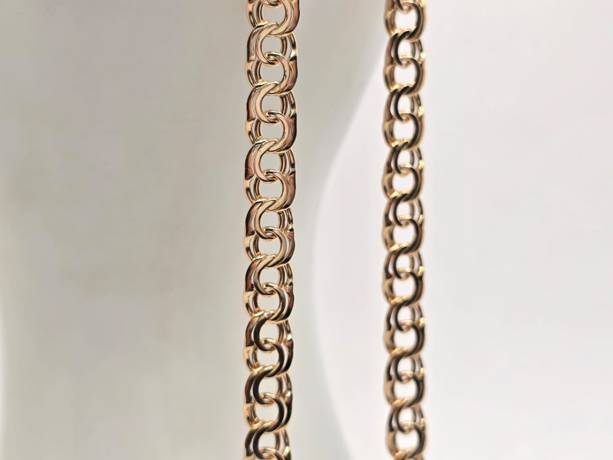 ЦЕПЬ ПОЛНОВЕСНАЯ Бисмарк (Au 585)