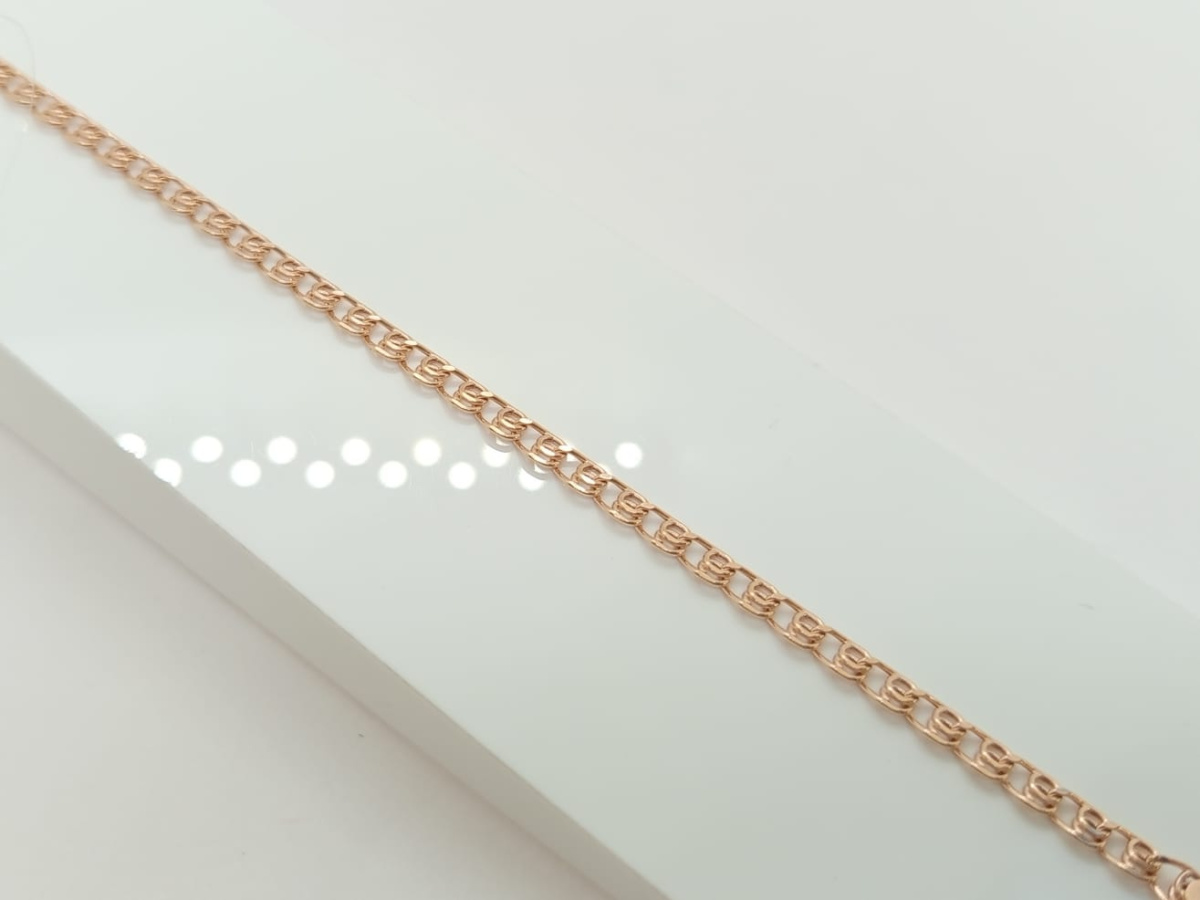 7060270П-17 БРАСЛЕТ ПУСТОТЕЛЫЙ Лав (Au 585)