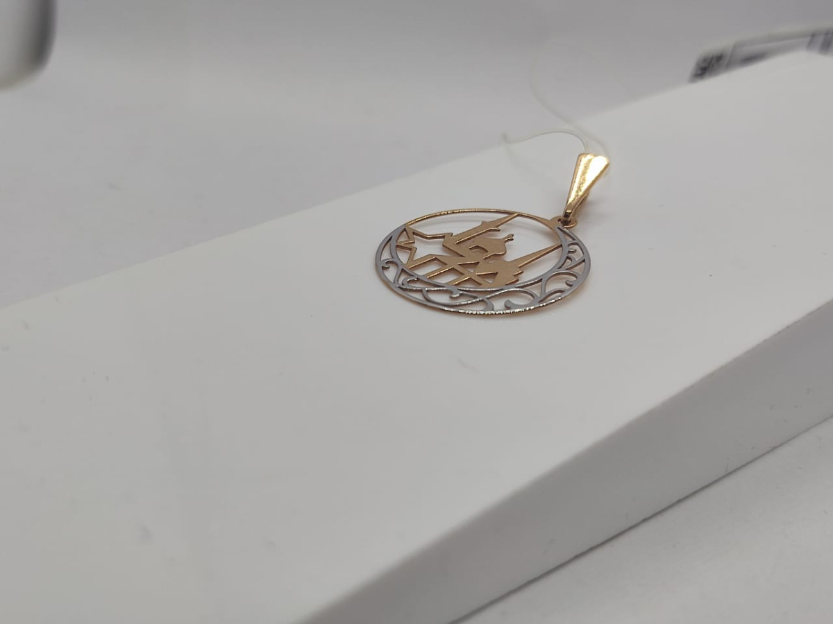 03-2369 ПОДВЕСКА МЕЧЕТЬ без камня (Au 585)