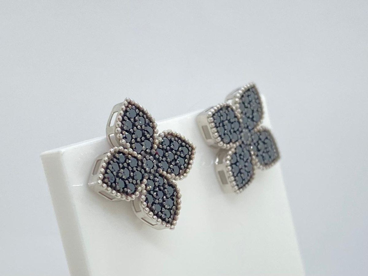 СЕРЬГИ С КАМНЯМИ (Au 585)