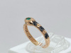 КОЛЬЦО С КАМНЯМИ (Au 585)
