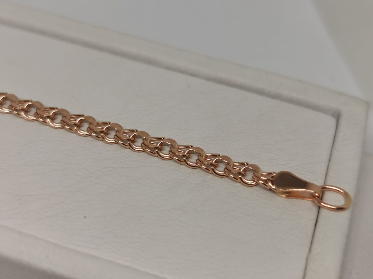 7040200-16 БРАСЛЕТ ПОЛНОВЕСНЫЙ Бисмарк (Au 585)