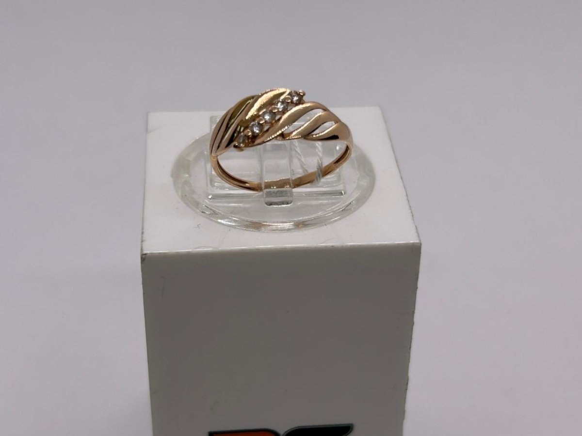 КОЛКМИ585 КОЛЬЦО С КАМНЯМИ (Au 585)