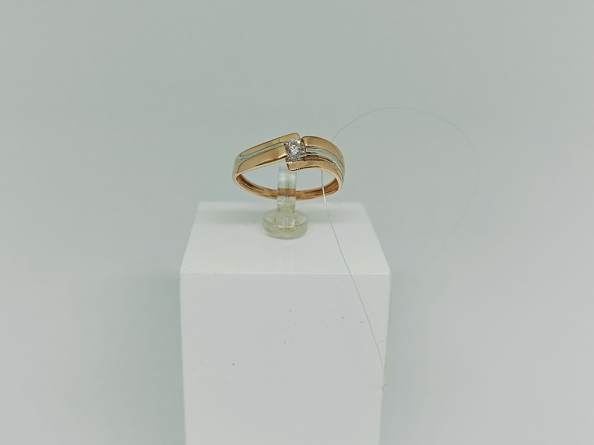 КОЛЬЦО С КАМНЕМ (Au 585)