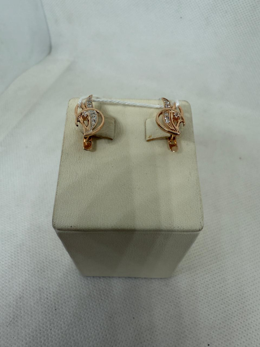 СЕРЬГИ С КАМНЯМИ (Au 585)