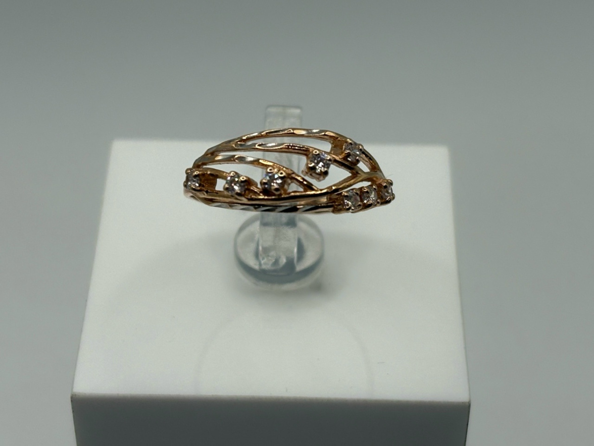 КОЛКМИ585 КОЛЬЦО С КАМНЯМИ (Au 585)