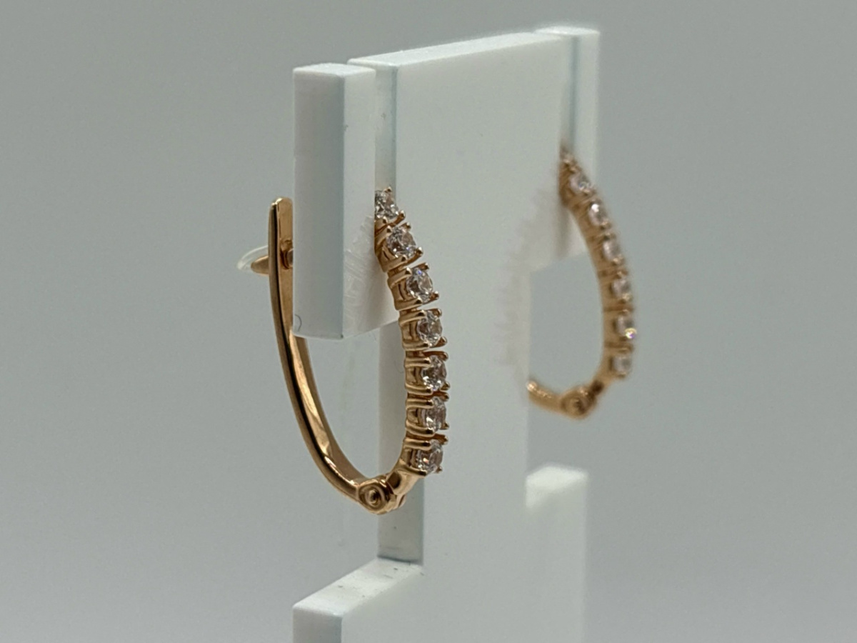 СЕРЬГИ С КАМНЯМИ (Au 585)