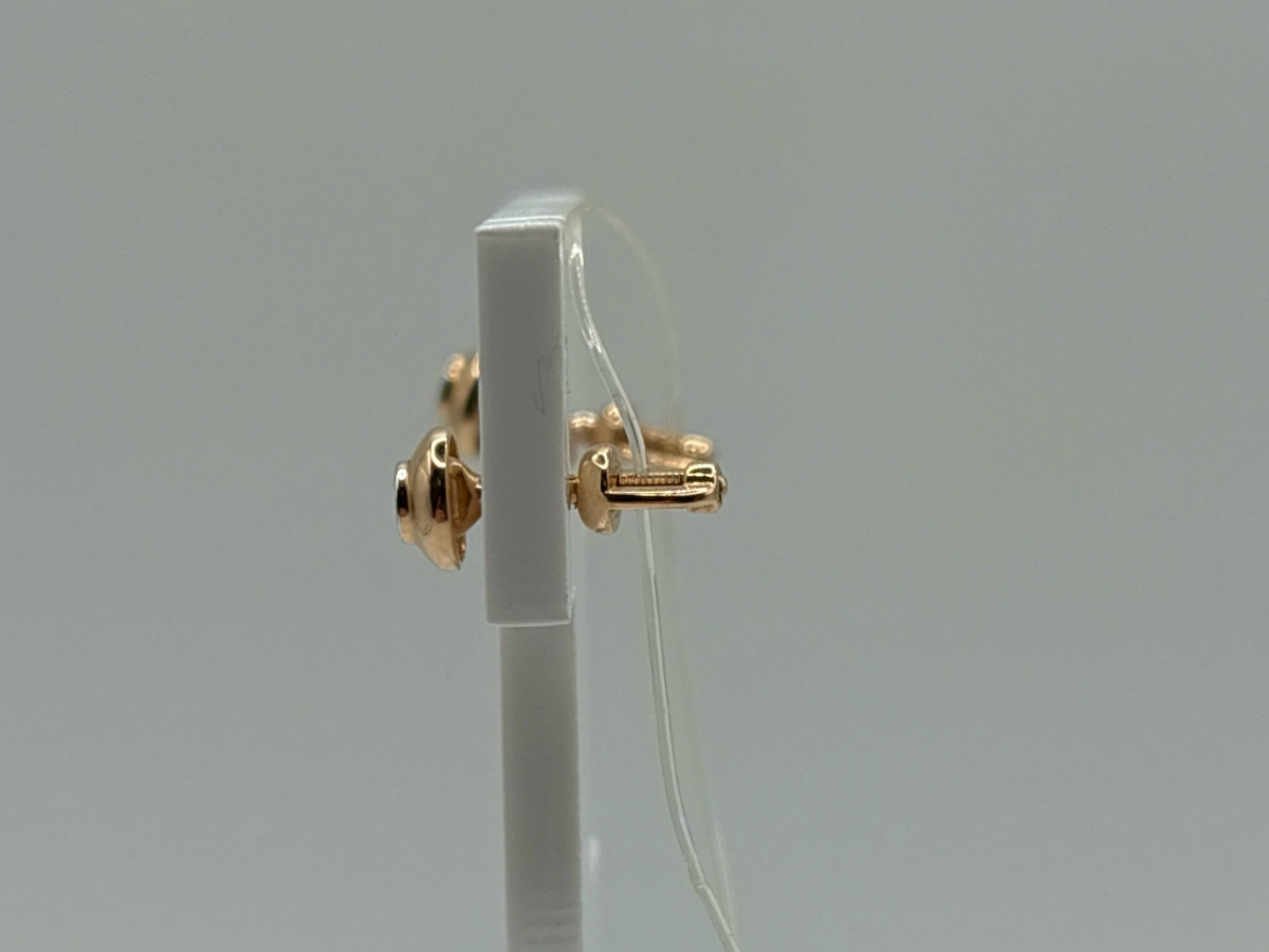 027998 СЕРЬГИ ПУСЕТЫ с камнем (Au 585)