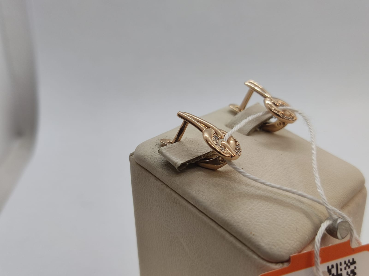 СЕРЬГИ С КАМНЯМИ (Au 585)