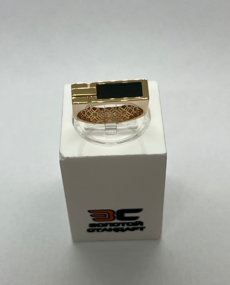 КОЛЬЦО ПЕЧАТКА с камнем (Au 585)