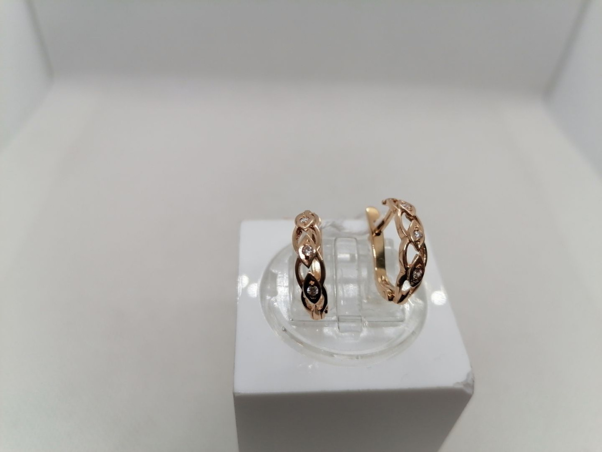 СЕРЬГИ С КАМНЯМИ (Au 585)