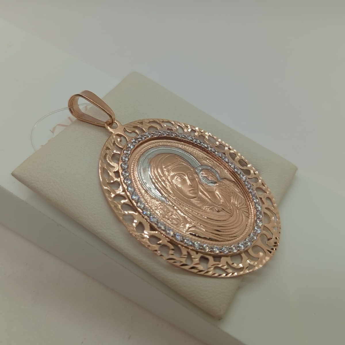 ПОДВЕСКА ИКОНА с камнями (Au 585)