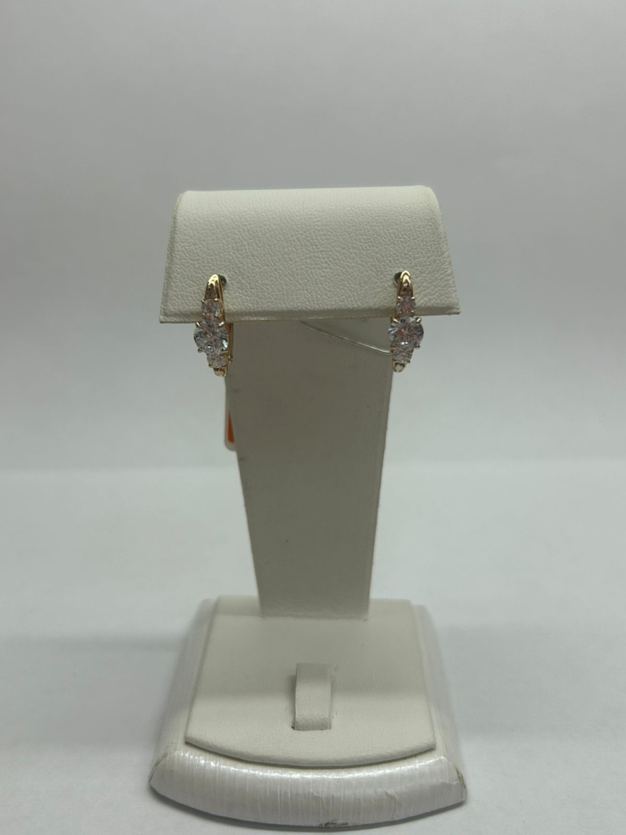 СЕРЬГИ С КАМНЯМИ (Au 585)