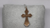 ПОДКБК585 ПОДВЕСКА КРЕСТ БЕЗ КАМНЯ (Au 585)