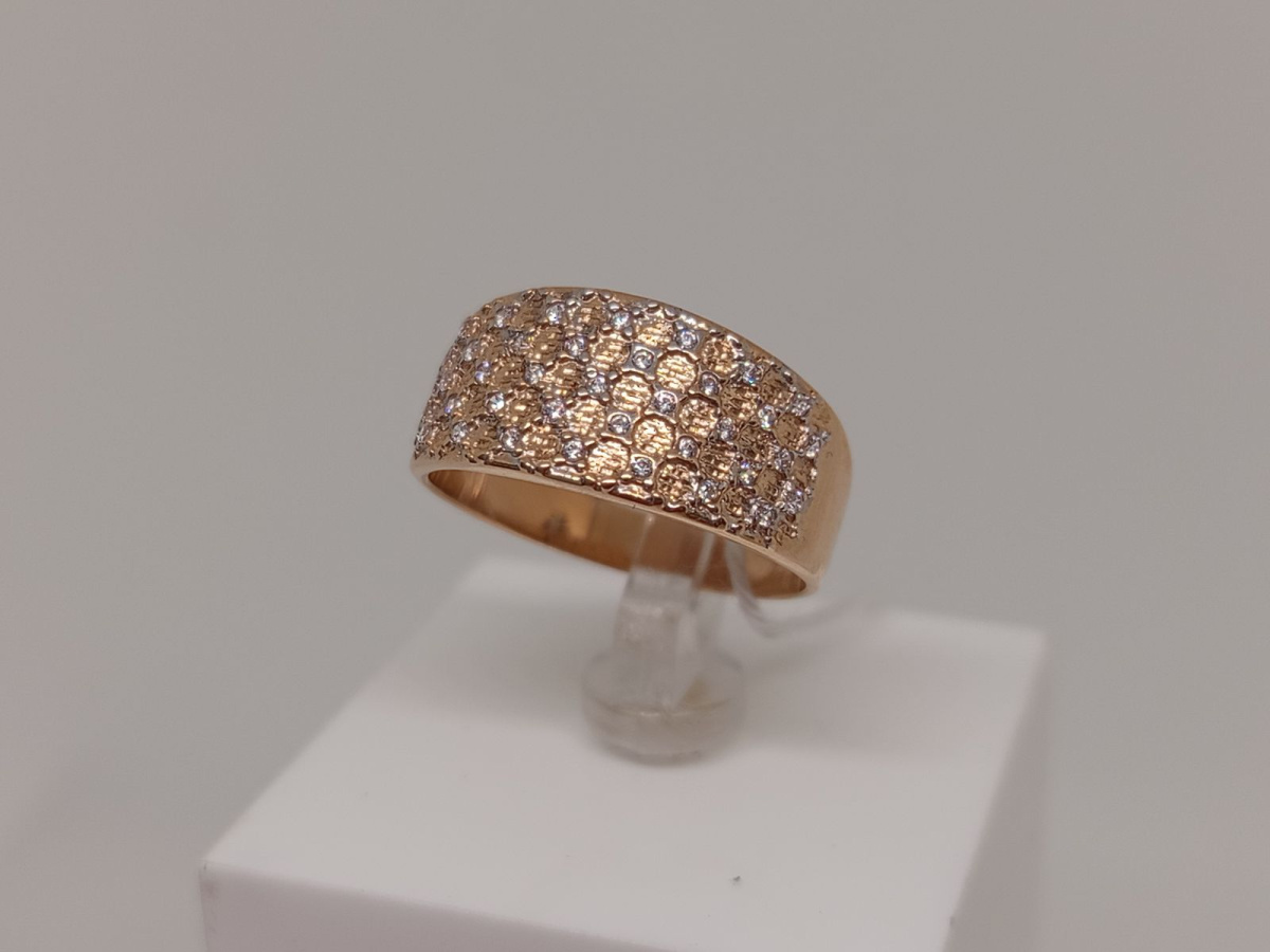КОЛКМИ585 КОЛЬЦО С КАМНЯМИ (Au 585)
