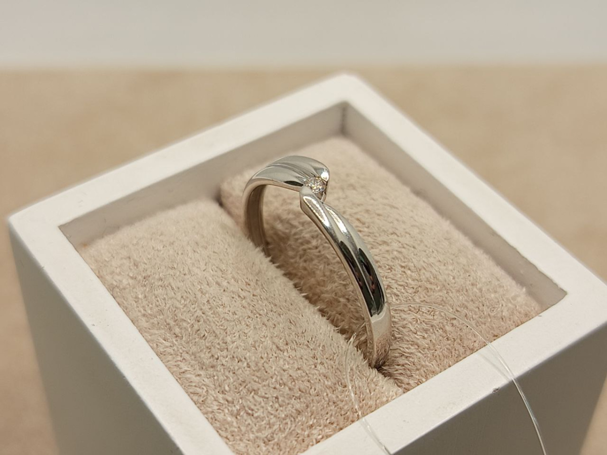 КОЛЬЦО БРИЛЛИАНТ (Ag 925)