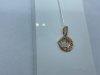 ПОДКМ585 ПОДВЕСКА С КАМНЕМ (Au 585)