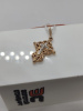 ПОДККИ585 ПОДВЕСКА КРЕСТ С КАМНЯМИ (Au 585)