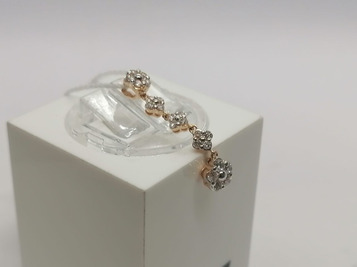 ПОДВЕСКА С КАМНЯМИ (Au 585)