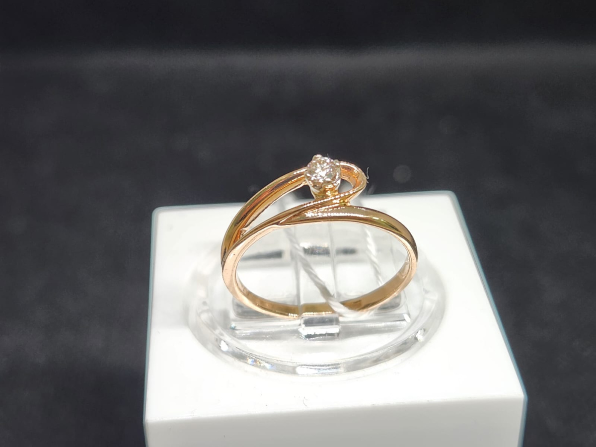 КОЛЬЦО БРИЛЛИАНТ Au 585