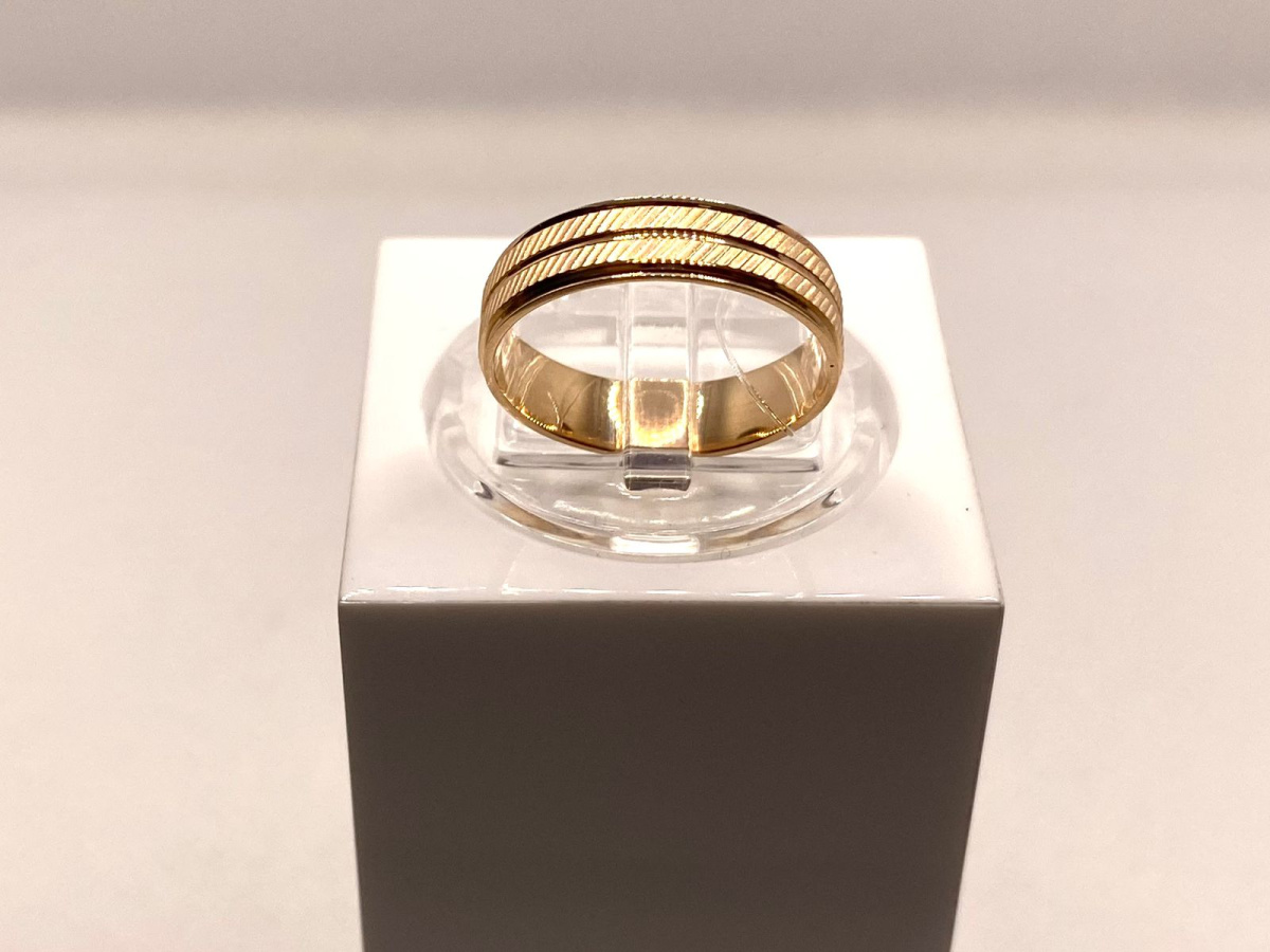 500-000-047 КОЛЬЦО ОБРУЧАЛЬНОЕ (Au 585)