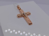 ПОДВЕСКА КРЕСТ БЕЗ КАМНЯ (Au 585)