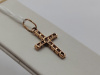 ПОДККИ585 ПОДВЕСКА КРЕСТ С КАМНЯМИ (Au 585)