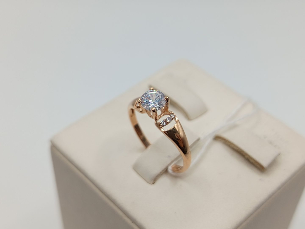 КОЛКМИ585 КОЛЬЦО С КАМНЯМИ (Au 585)