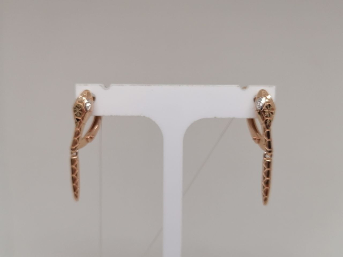 СЕРЬГИ С КАМНЯМИ (Au 585)