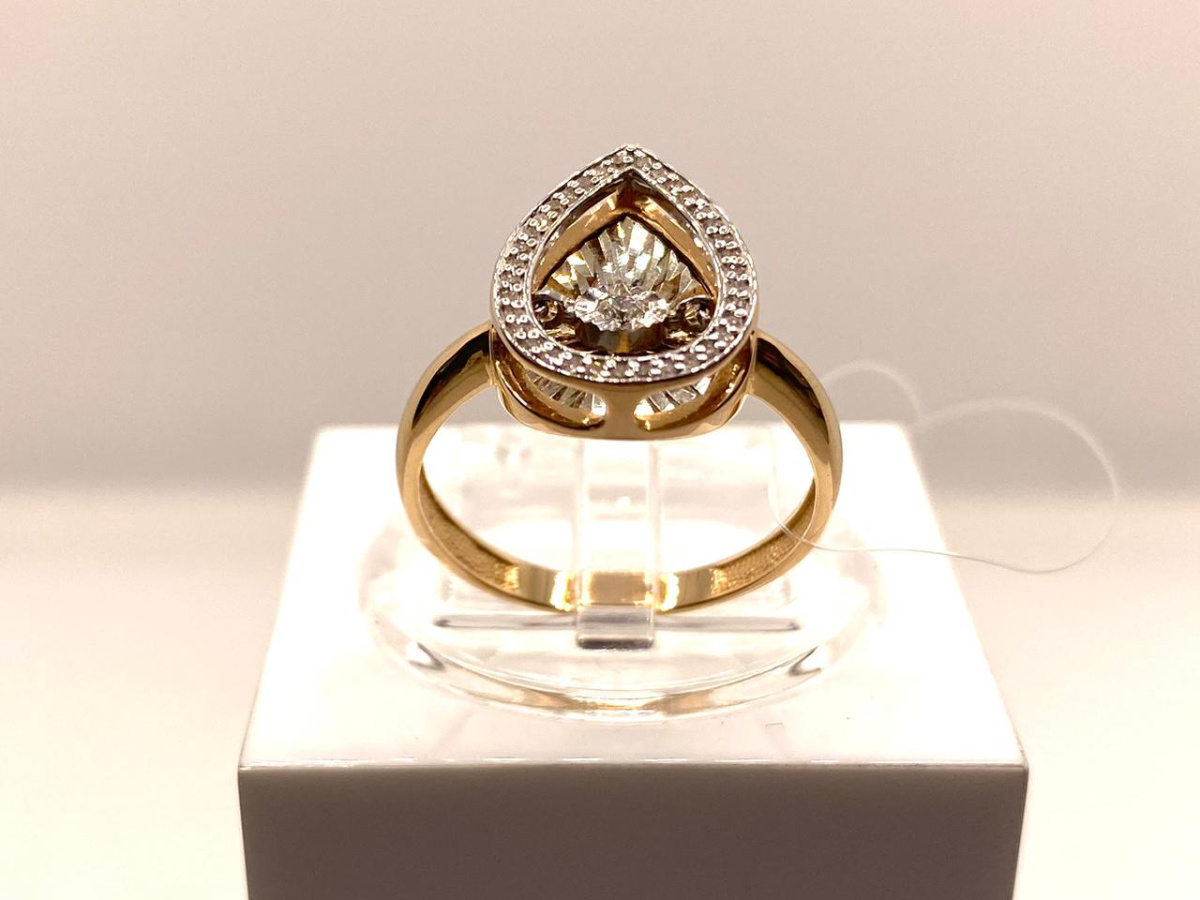 01-11-5497-31-00 КОЛЬЦО БРИЛЛИАНТ (Au 585)