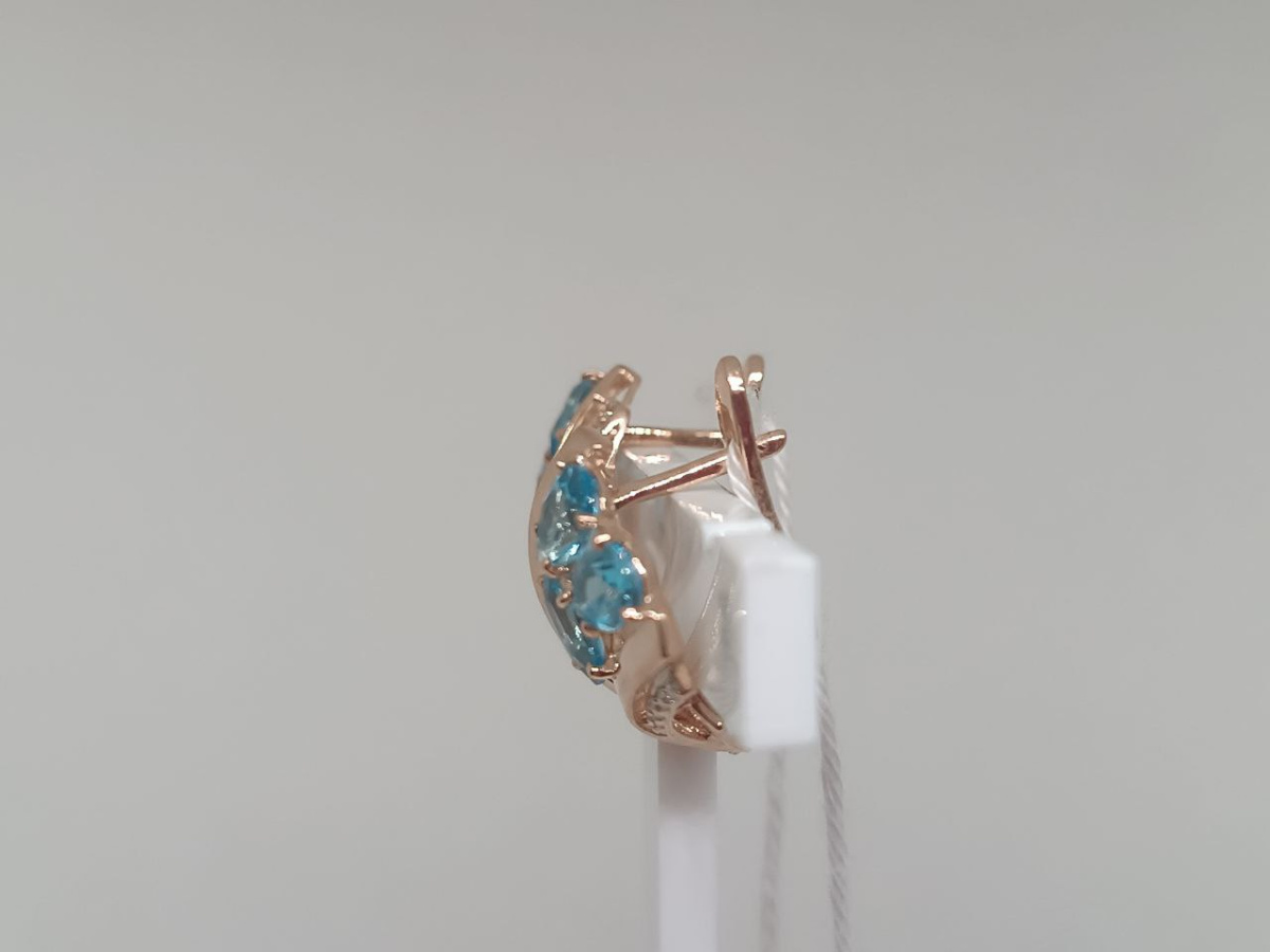 СЕРЬГИ С КАМНЯМИ (Au 585)