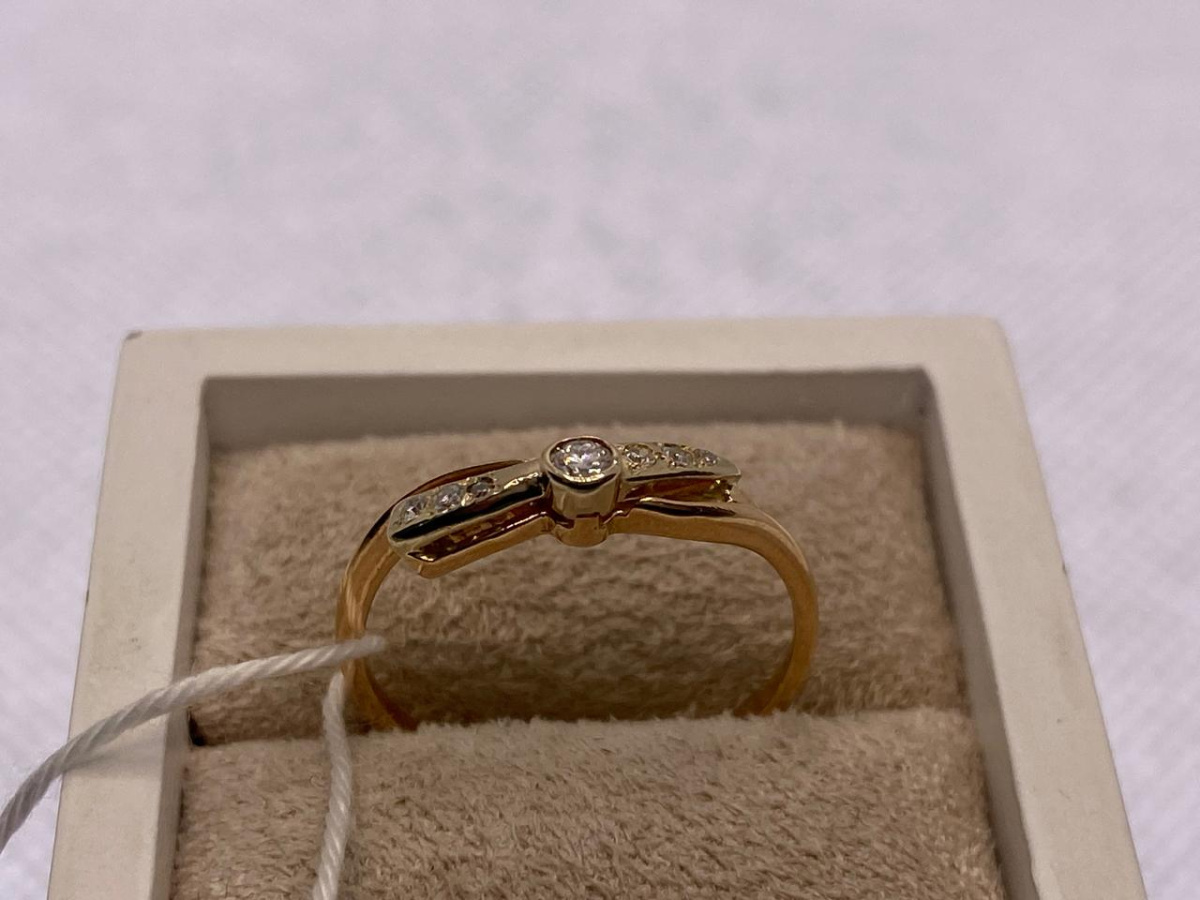 КОЛЬЦО БРИЛЛИАНТ Au 585