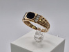 КОЛЬЦО ПЕЧАТКА с камнями (Au 585)