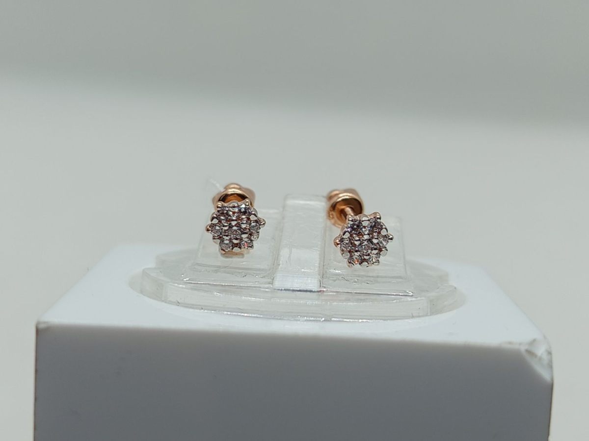 СПУС585 СЕРЬГИ ПУСЕТЫ (Au 585)