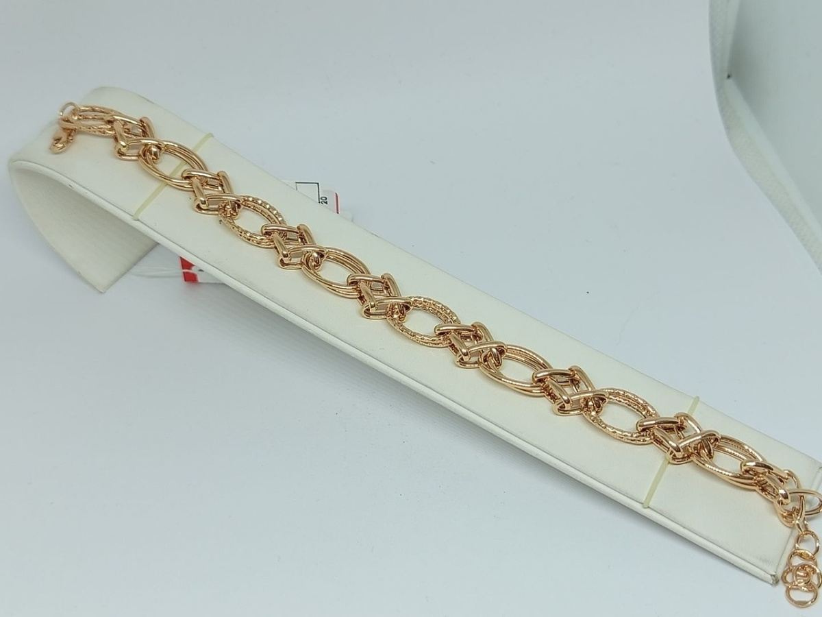 БРАСЛЕТ ПУСТОТЕЛЫЙ Фантазия (Au 585)