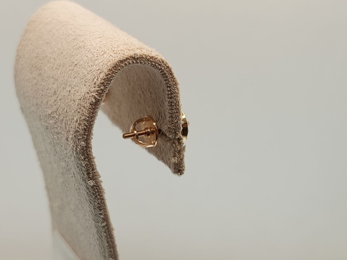 СЕРЬГИ ПУСЕТЫ с камнями (Au 585)