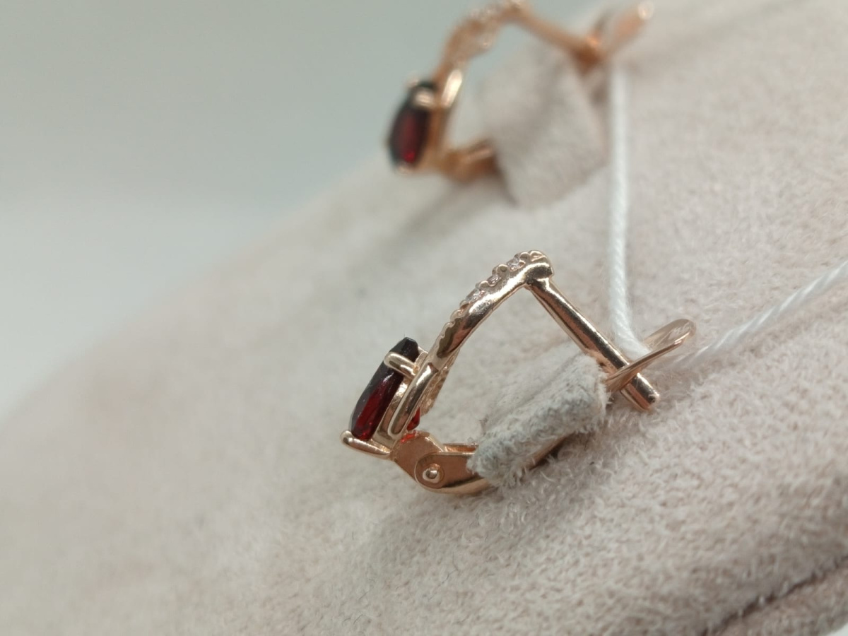 СЕРЬГИ С КАМНЯМИ (Au 585)